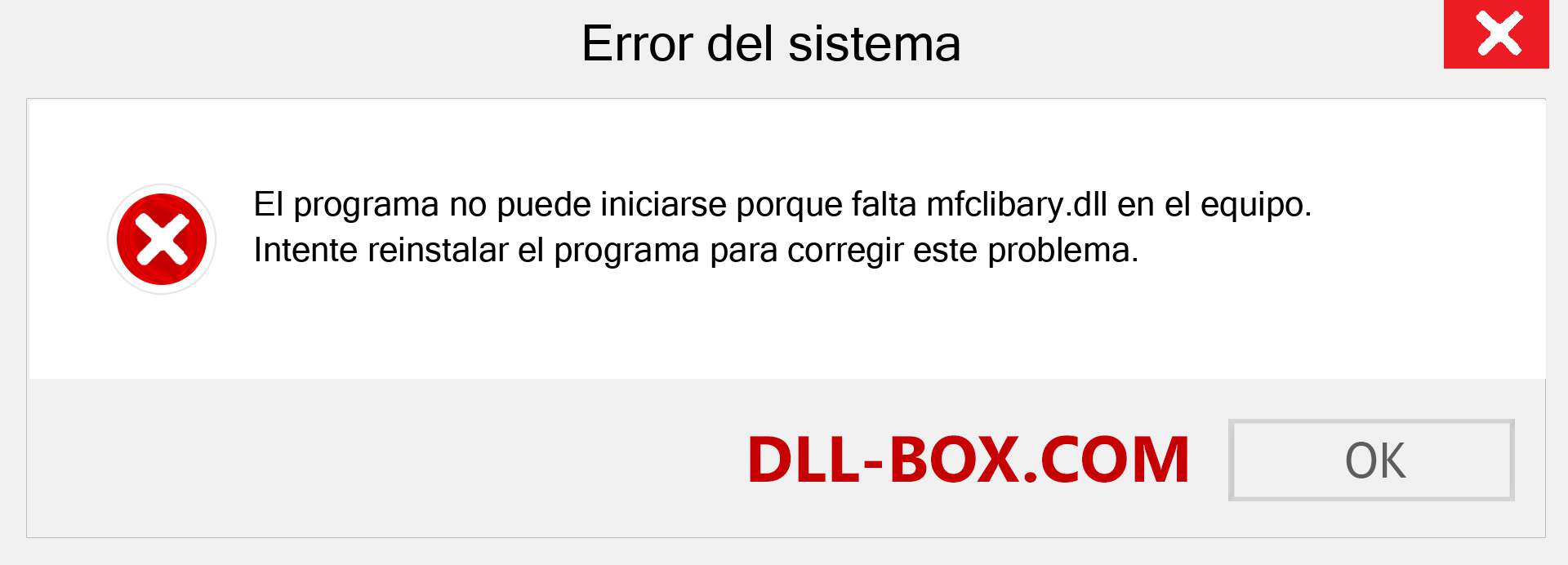 ¿Falta el archivo mfclibary.dll ?. Descargar para Windows 7, 8, 10 - Corregir mfclibary dll Missing Error en Windows, fotos, imágenes